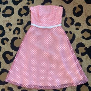 1950’s Pink Polka Dot Dress
